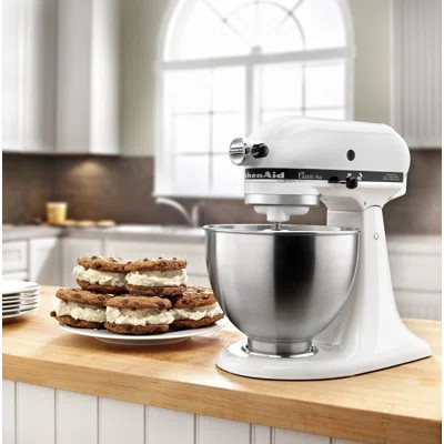 KitchenAid Classic Plus 10 Speed 4.5 Qt. Tilt-Head Stand Mixer includes Dough Hook KitchenAid Color: | Wayfair North America