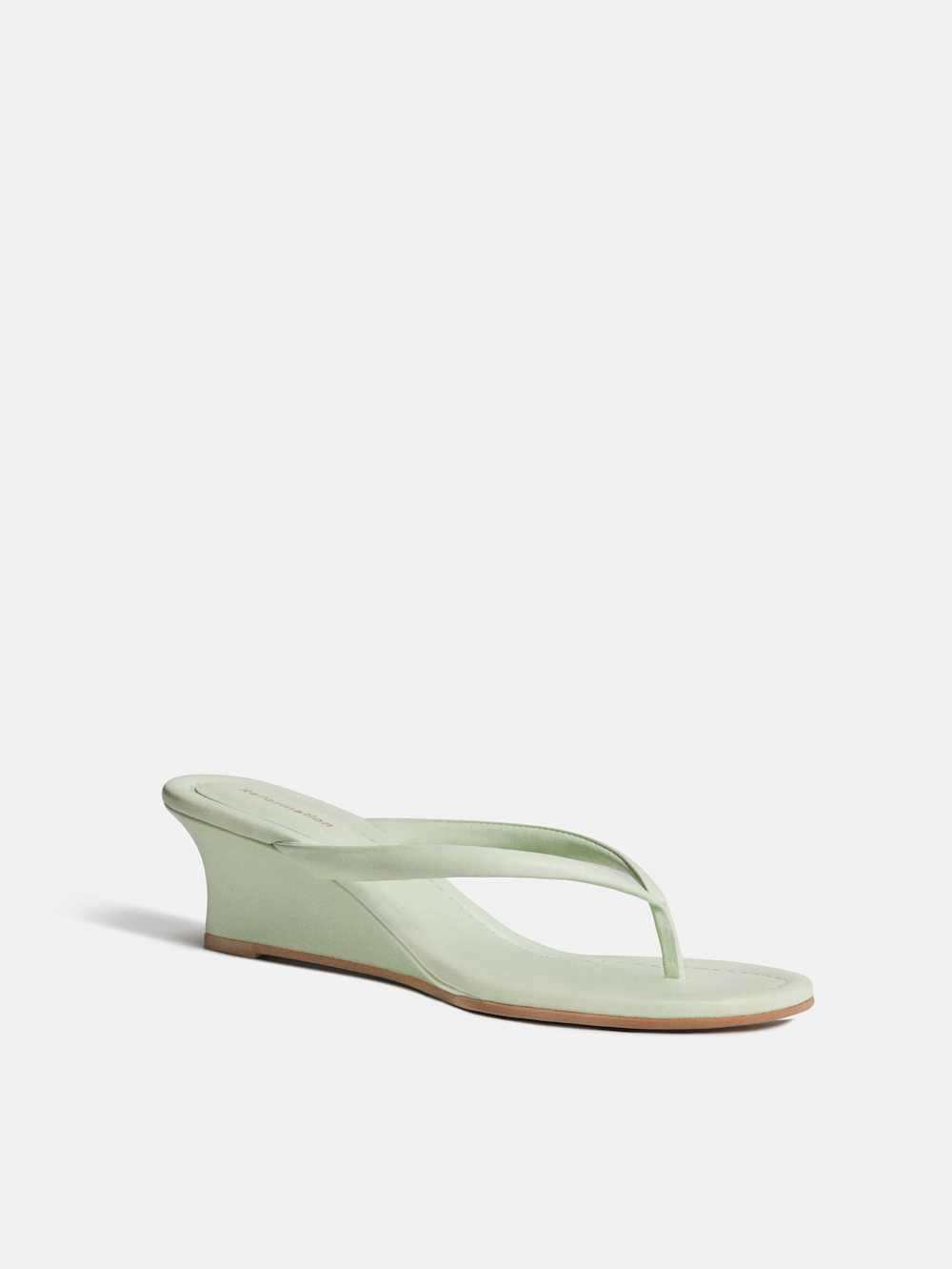 Amelia Thong Wedge Sandal | Reformation (Global)