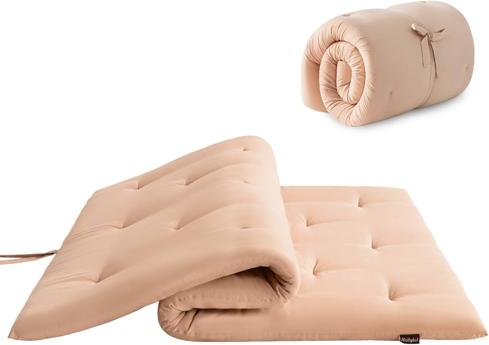 Japanese Floor Futon Mattress Full Size 54"x 80", Foldable Floor Bed Mattress, Portable Tatami Ma... | Amazon (US)