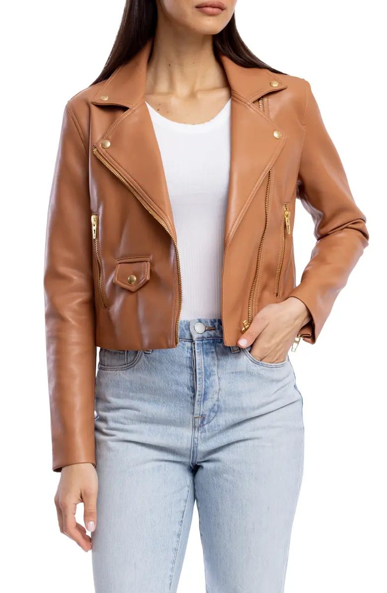 Faux Leather Moto JacketBLANKNYC | Nordstrom