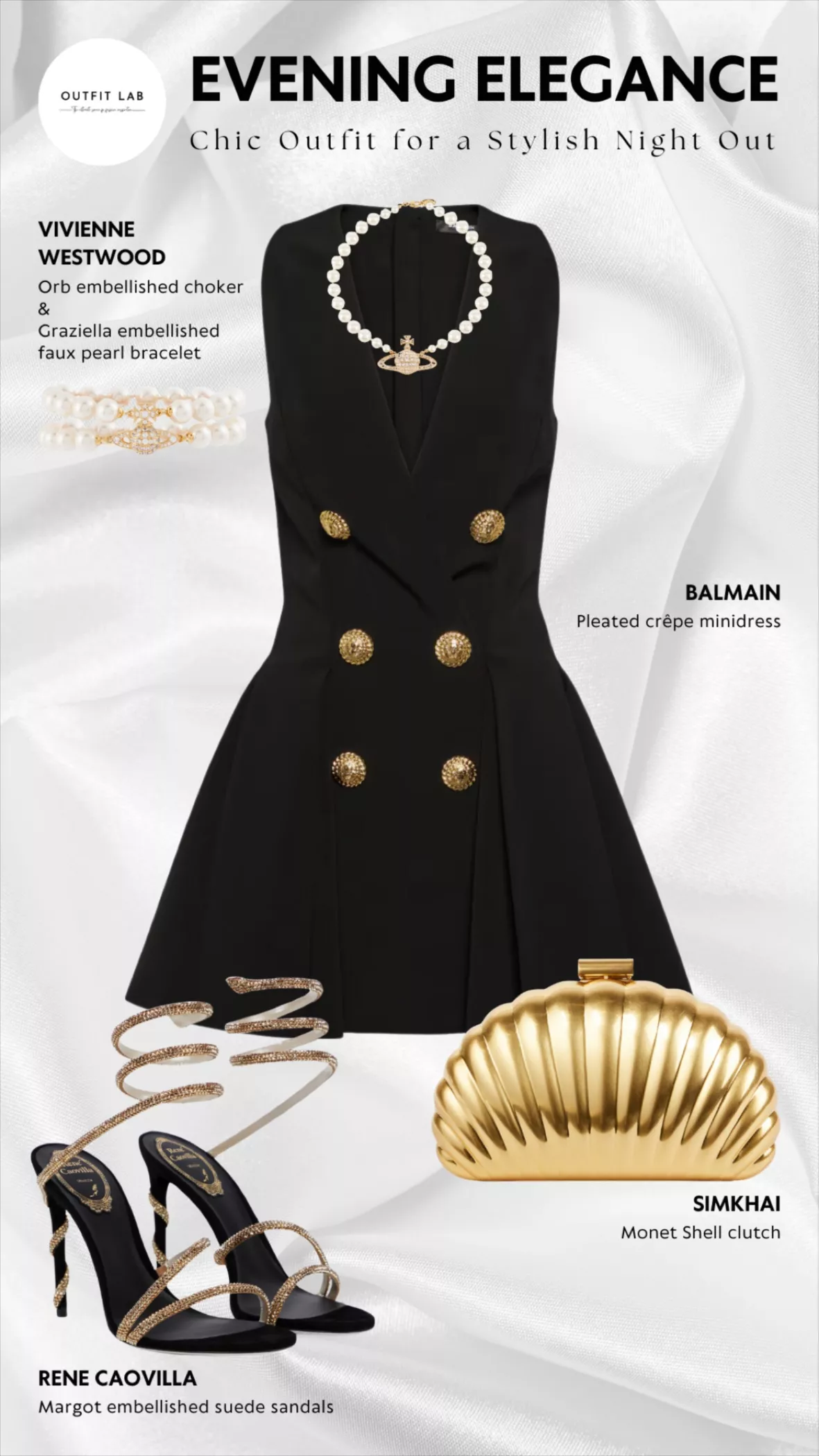 Eye-Catching Pearl Black Mini Dress Eye-Catching Pearl Black Mini Dress