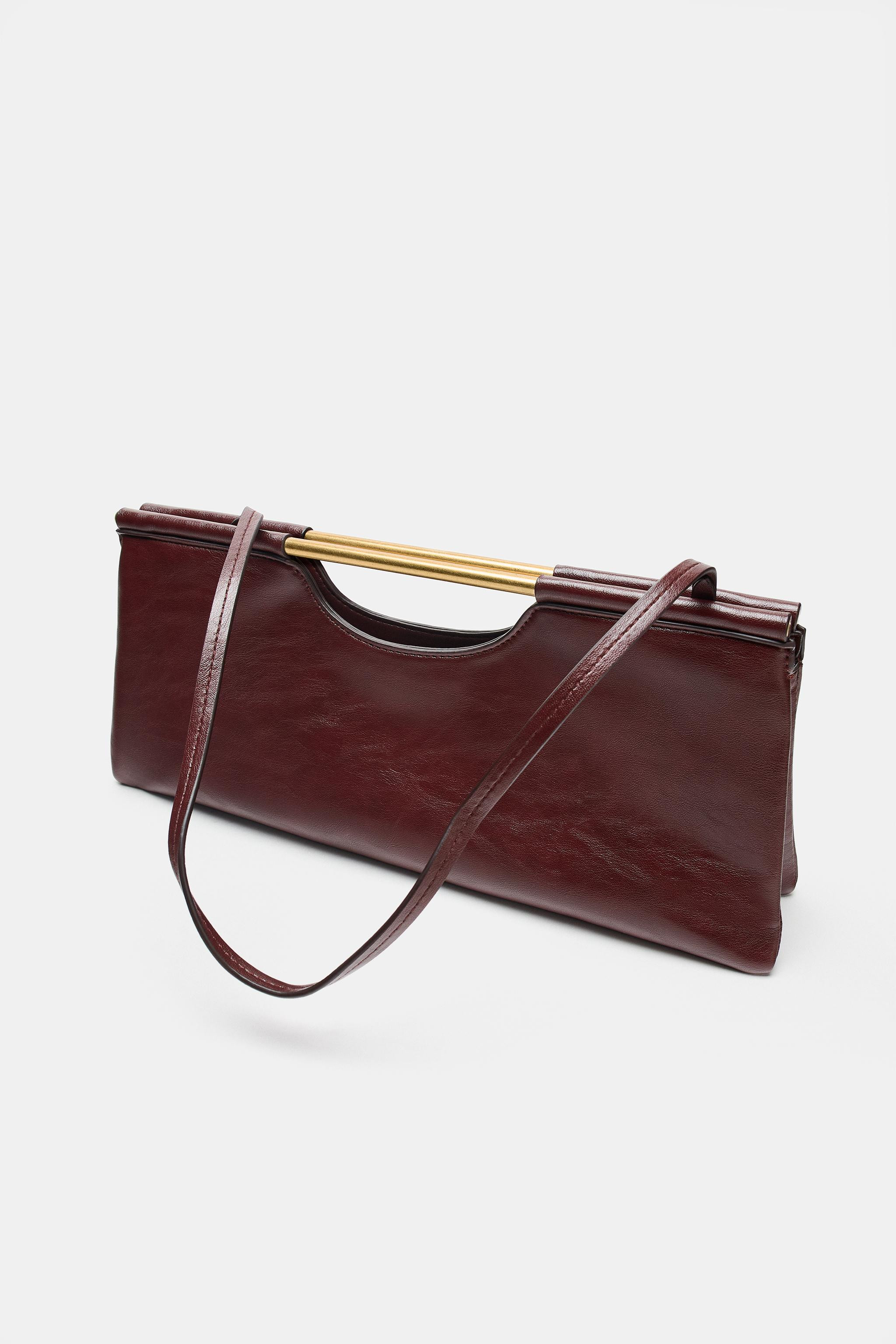 METALLIC HANDLE BAG | Zara US