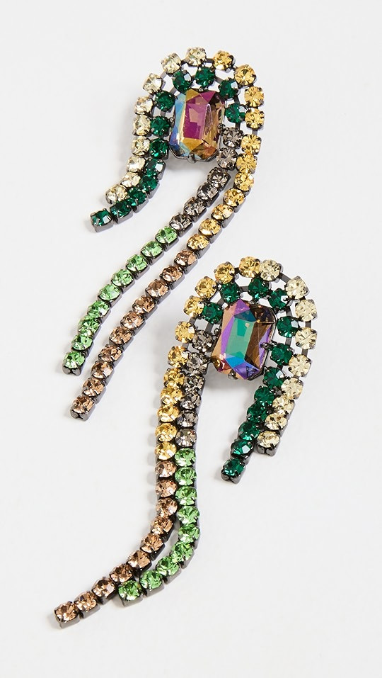 Divina Crystal Waterfall Earrings | Shopbop