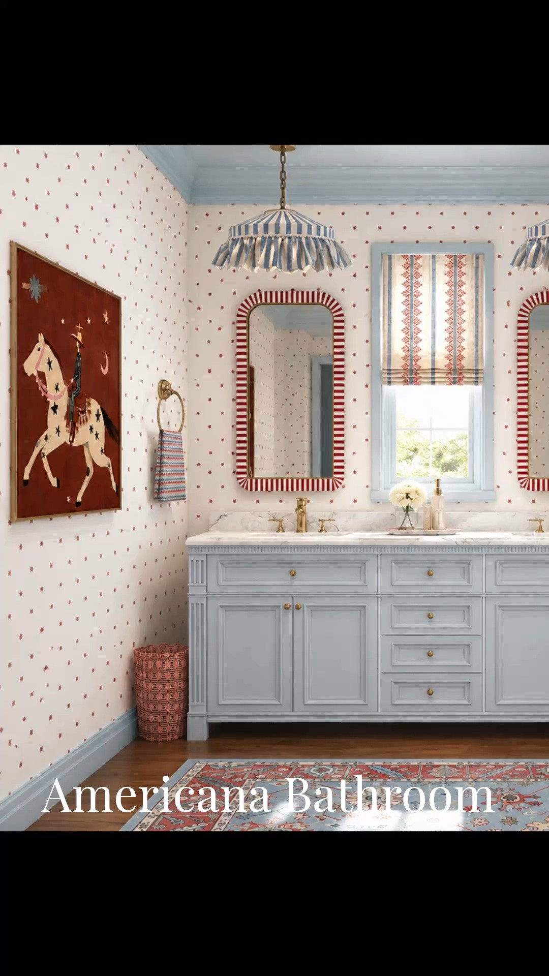 Love this Americana bathroom in honor of the 4th! Hbd America

#LTKHome #LTKSaleAlert #LTKSeasonal