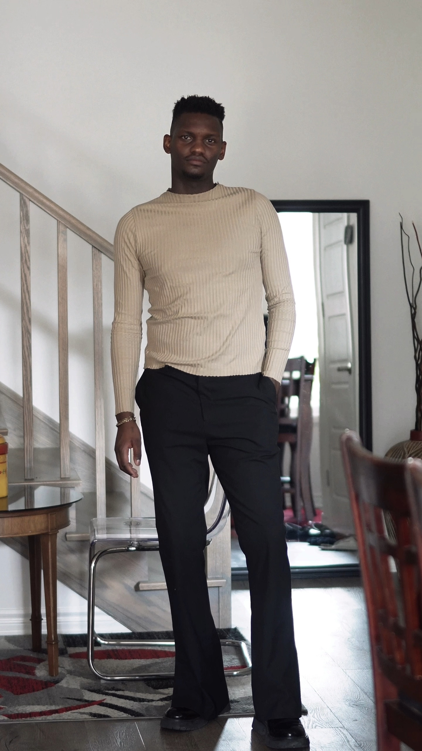 Black and Neutral 

#LTKmodest #LTKmens #LTKautumn