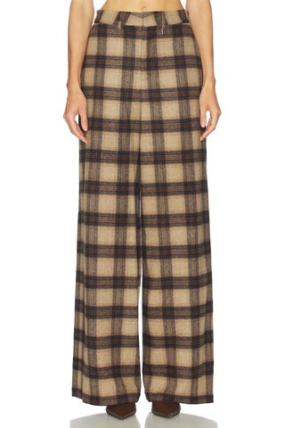 GIUSEPPE DI MORABITO Plaid Pant in Beige from Revolve.com | Revolve Clothing (Global)