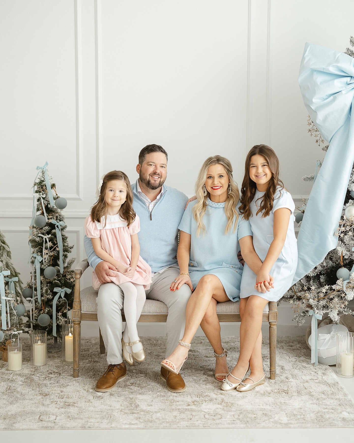 Christmas family photos AND MY DRESS WAS A STEAL!! Tuckernuck look alike and it’s sooo good and under $50! I got it in 3 colors- pink,  blue, and cream. They are such good quality and the perfect holiday dress for all parties this Christmas season!

#LTKFamily #LTKFindsUnder50 #LTKHoliday