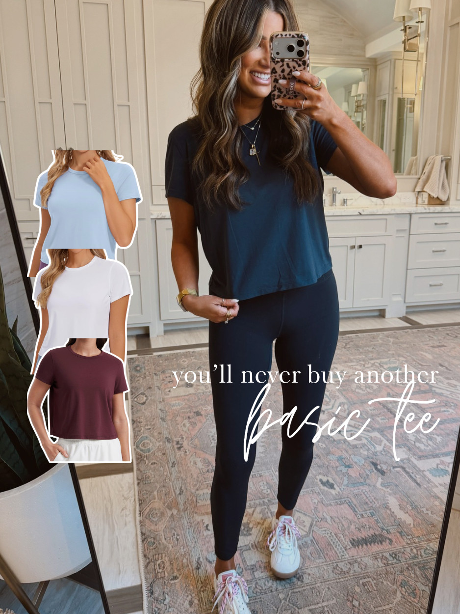 This Amazon tee + legging combo never misses 🎯

#LTKMothersDay #LTKootd #LTKActive