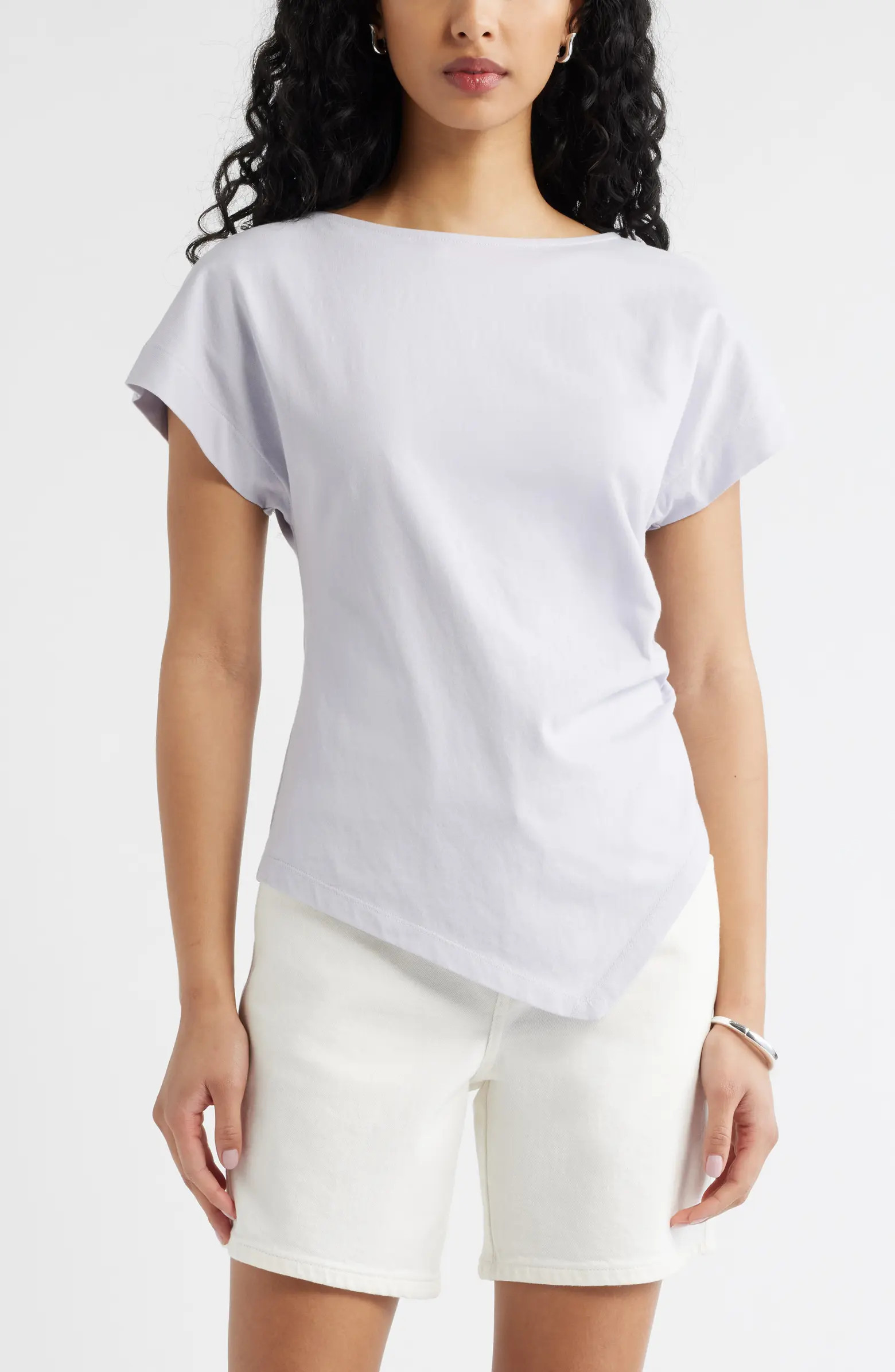 Asymmetric Cotton T-Shirt | Nordstrom