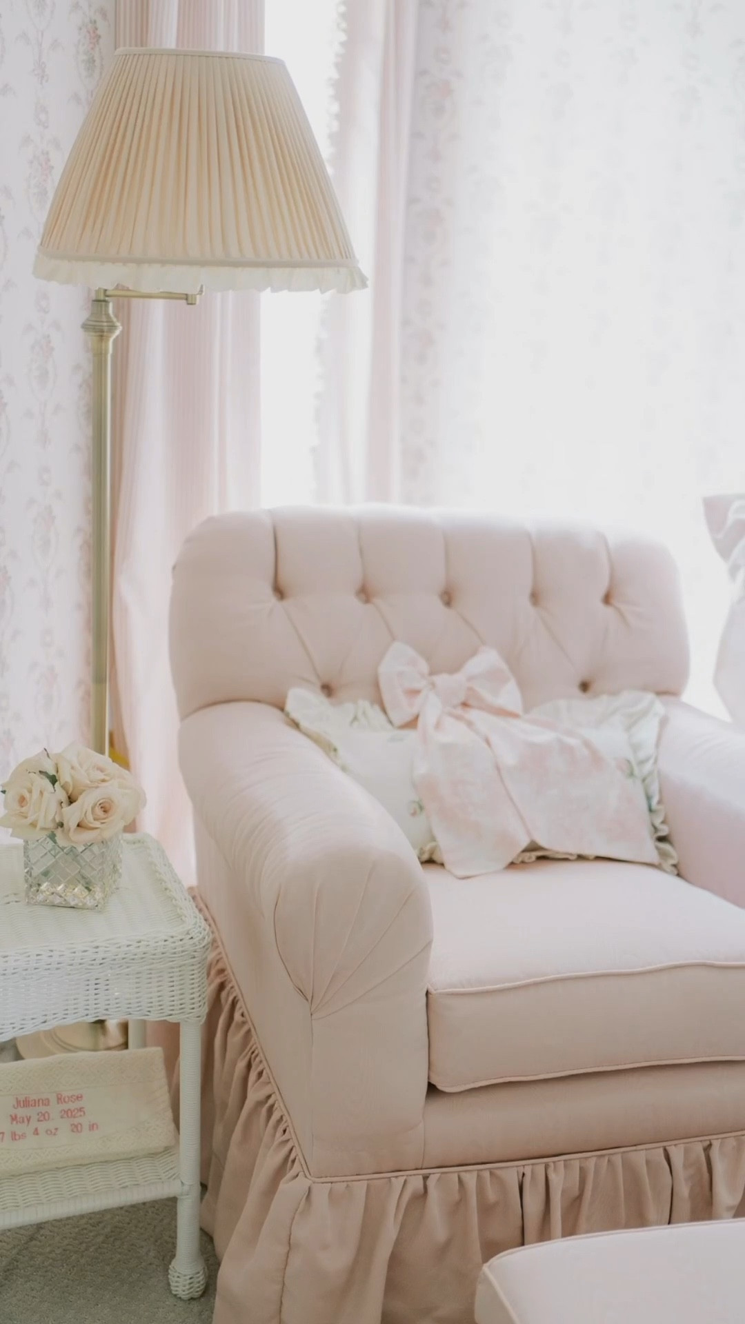 Nursery chair glow up fabric! 

#LTKHome #LTKBaby #LTKSeasonal