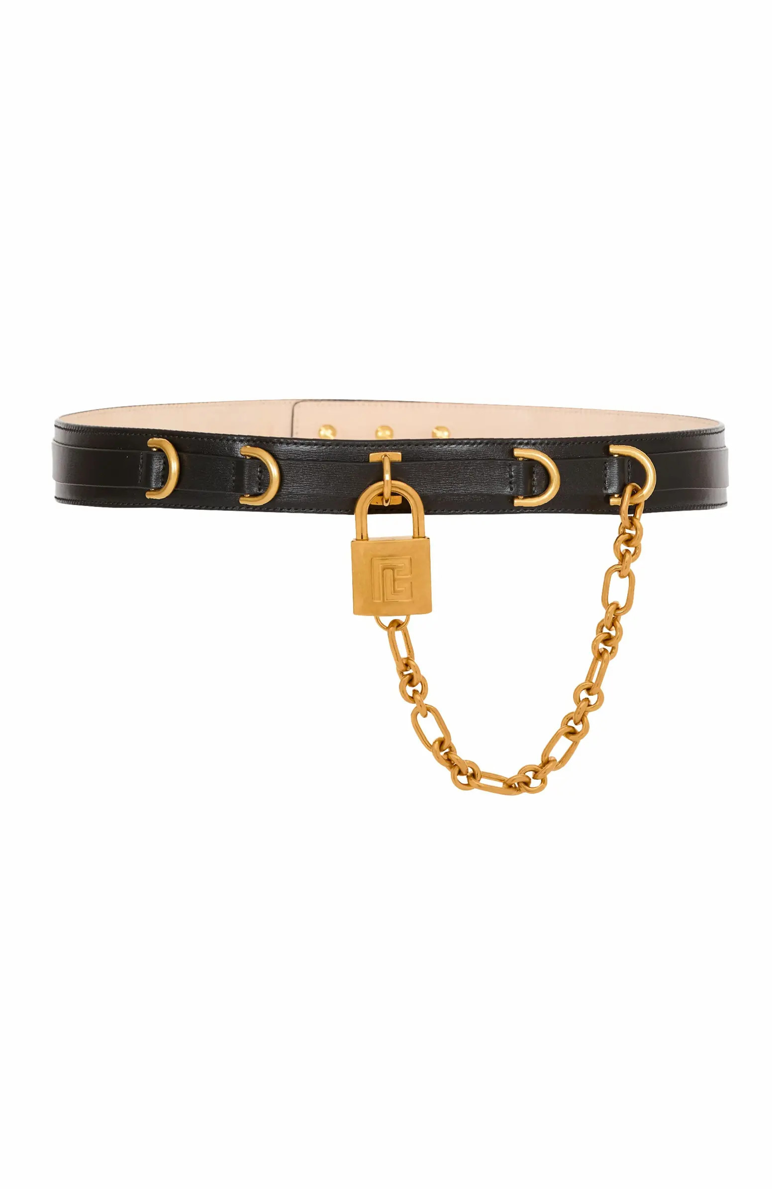 Sync Leather Belt With Chain | Nordstrom