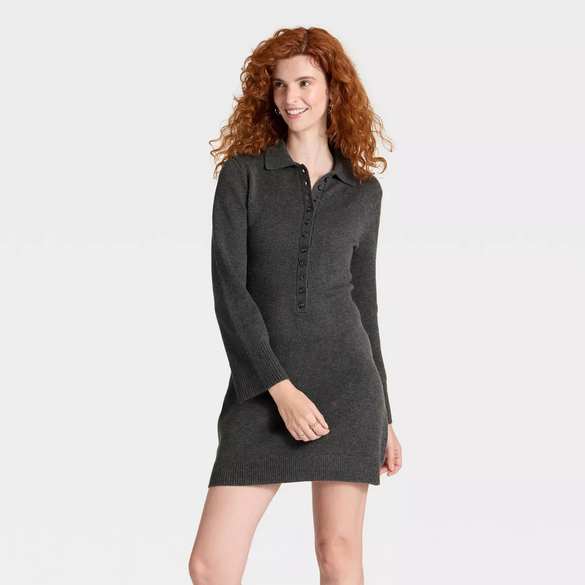 Women's Long Sleeve Sweater Dress - A New Day™ | Target