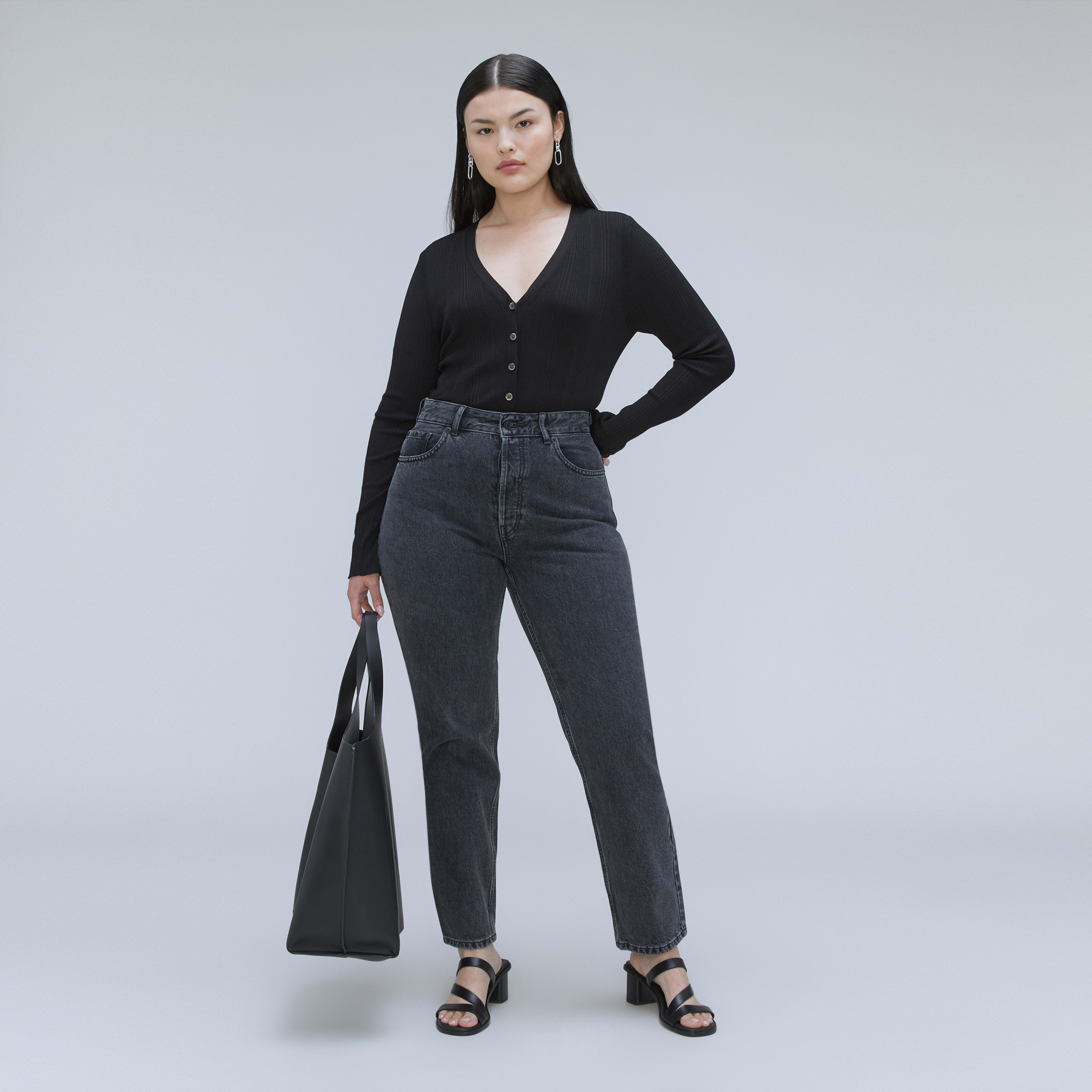 Women's '90s Cheeky Hourglass Jean by Everlane in Washed Black, Size 28 | Everlane