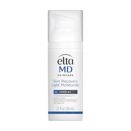 EltaMD Skin Recovery Light Face Moisturizer for Dry Skin, Oil Free Moisturizer for Face and Acne Prone Skin Care, 1.7 oz Pump | Amazon (US)