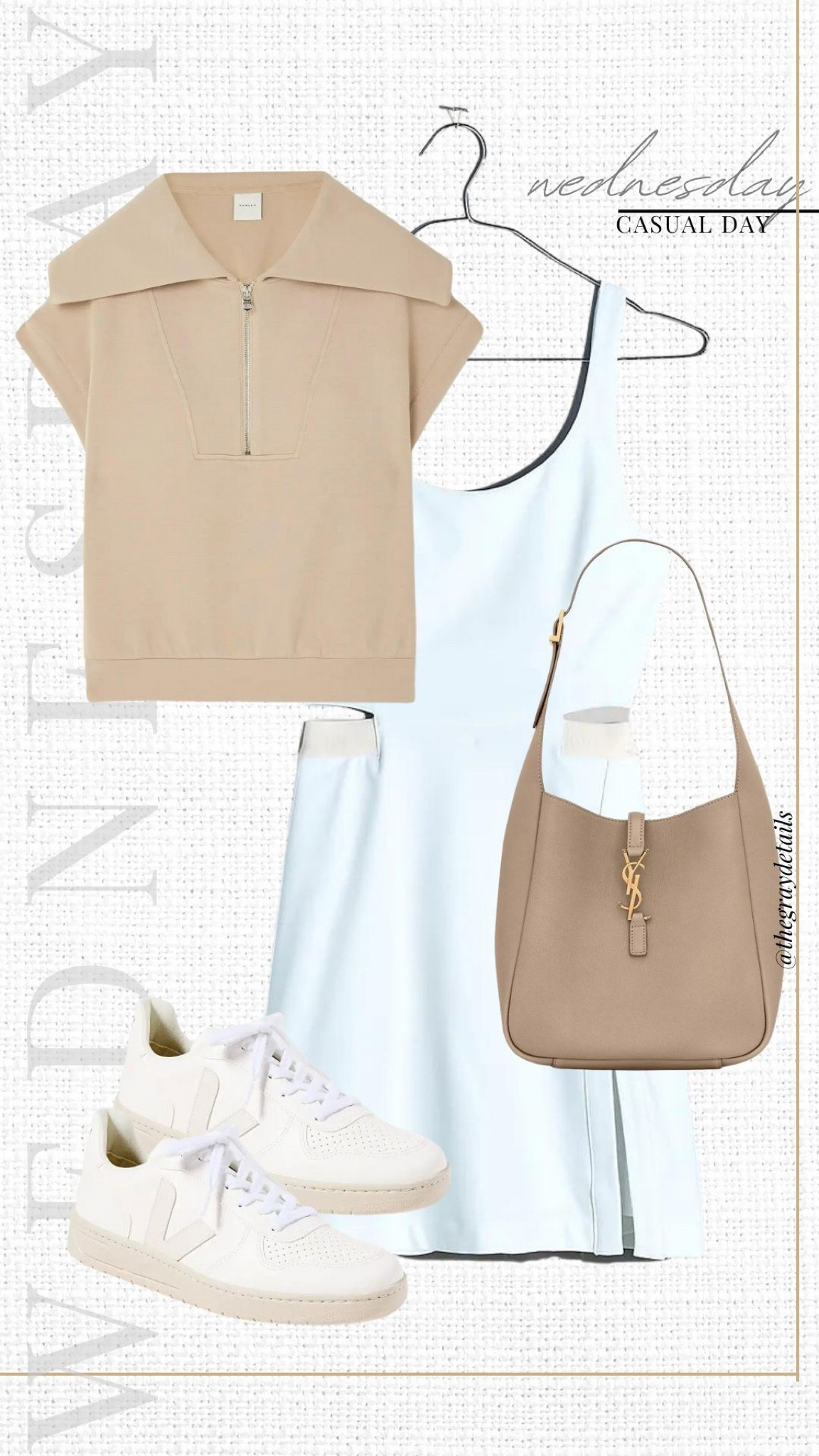 Casual tennis dress outfit for summer with white sneakers and a Varley layering piece! 

#LTKstyletip #LTKtravel #LTKfit