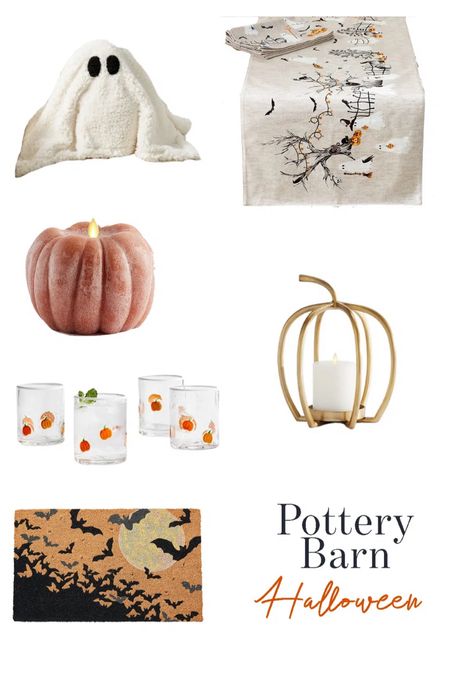 Shop these Halloween home items from Pottery Barn this autumn season. I love the pumpkin glasses, bath doormat, and ghost pillow. 

#LTKSeasonal #LTKfindsunder50 #LTKHalloween