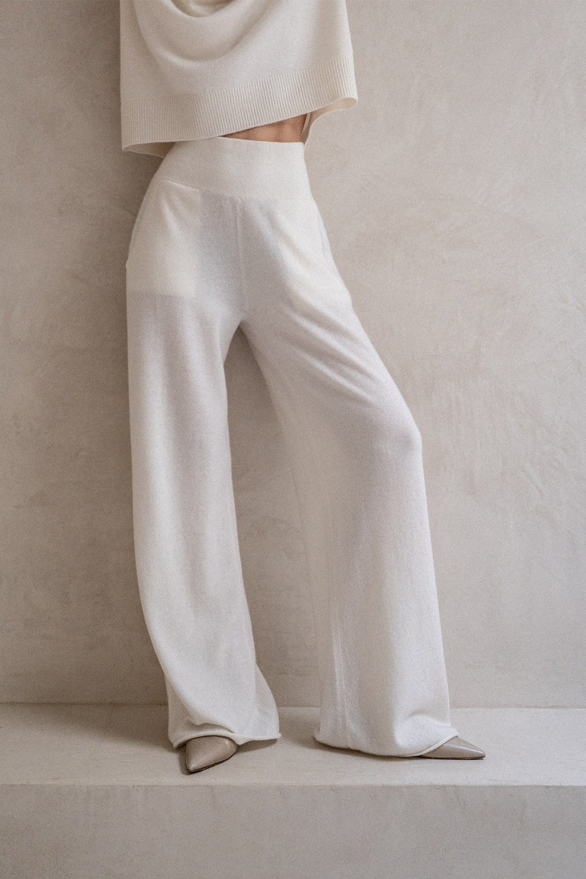ANASTASIA WIDE LEG PANT | NAKED CASHMERE