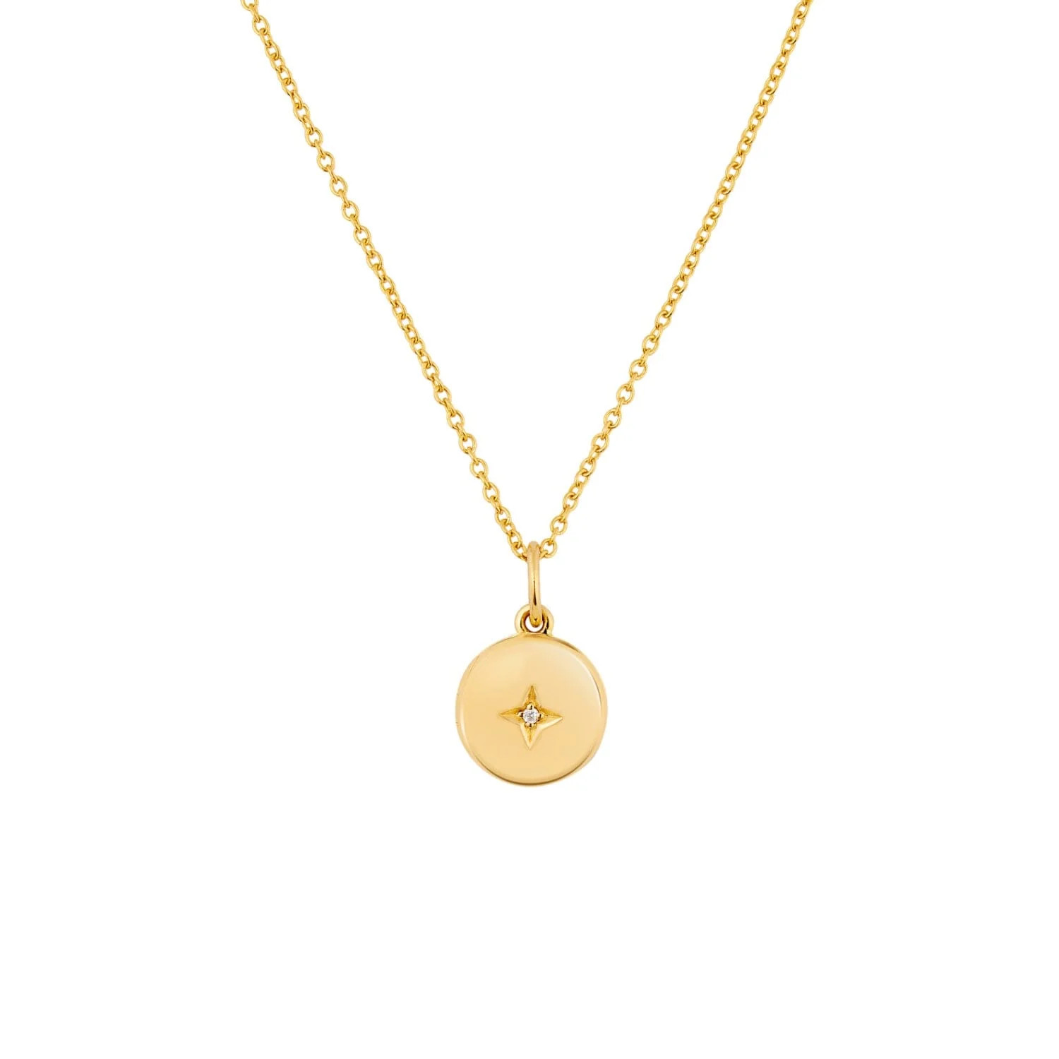 Round Mini Locket Necklace | Tiny Tags (US)