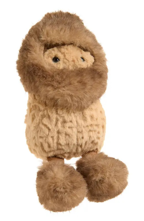 Jellycat Amuseables Peanut Yeti Outfit Tiny Plushie in Tan at Nordstrom | Nordstrom