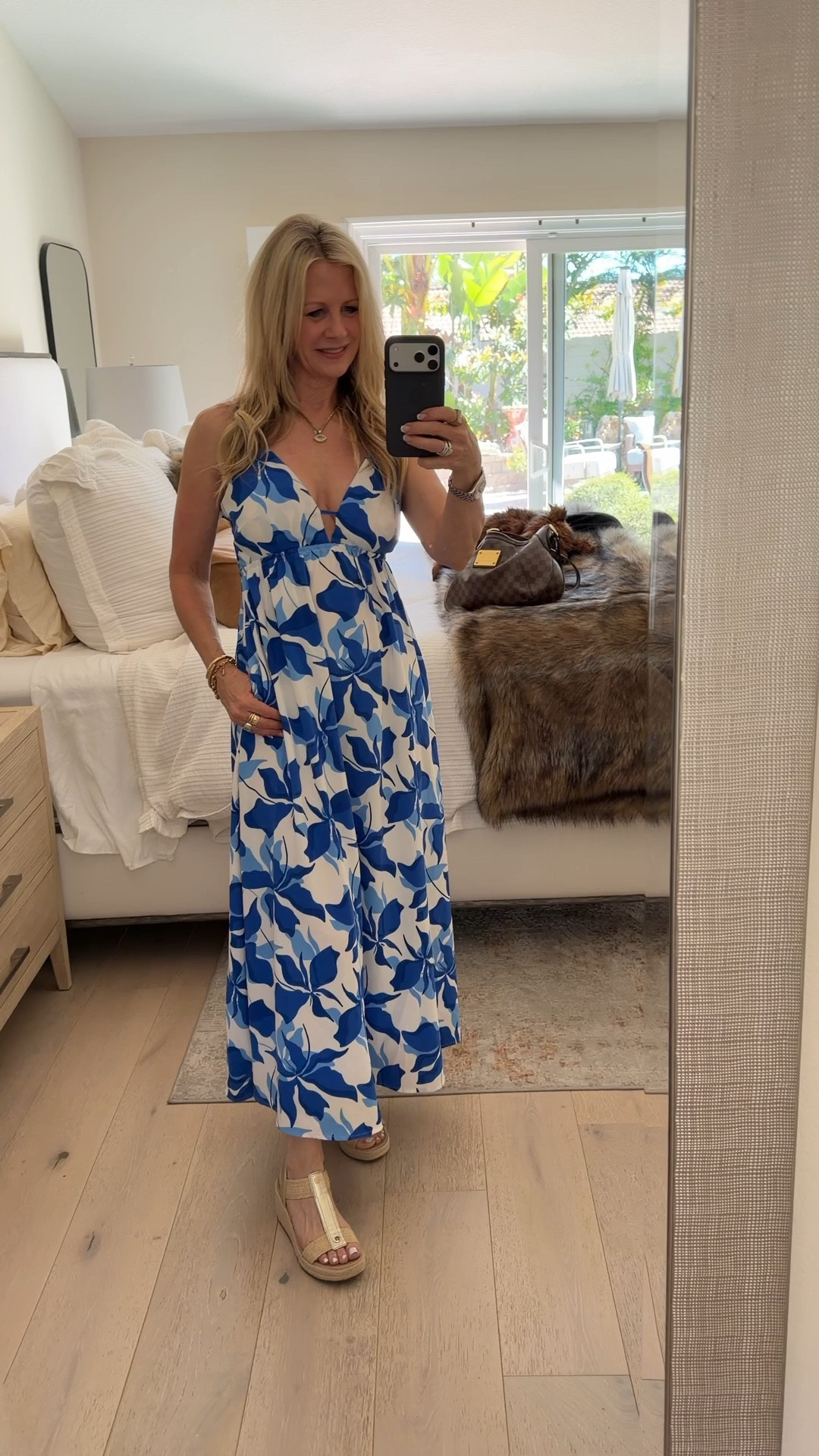 It was a sundress kind of a day today. 

#LTKOver40 #LTKootd