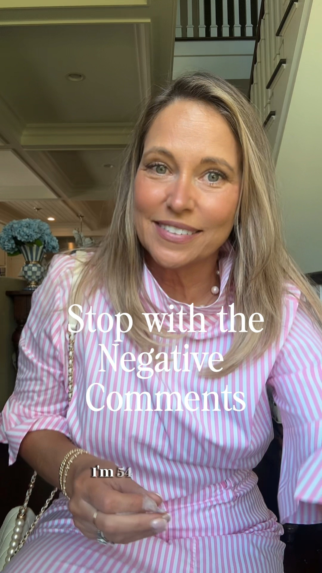 Stop with the mean messages. ❤️

Yes, I’m 54 years old.
Yes, I’m 170 pounds.
And yes, I’m still going to wear the pink striped outfit.

Because getting older isn’t about disappearing. It’s about finally being comfortable enough to show up exactly as you are.

For years, women have been told there are rules:
Don’t wear the bright colors.
Don’t wear the stripes.
Don’t wear the shorts.
Don’t wear the swimsuit.
Don’t wear the trend.

At some point, we decided we’re done listening.

If a pink striped outfit makes me happy, I’m wearing it.
If it makes someone else uncomfortable, that’s their issue—not mine.

Here’s your reminder today: Wear the outfit. Take up space. Be visible. Life is too short to dress for the critics.

💕 Signed,
A 54-year-old, 170-pound woman who isn’t asking for permission anymore.

Wearing large in both skirt and shirt

#LTKootd #LTKOver40 #LTKMidsize