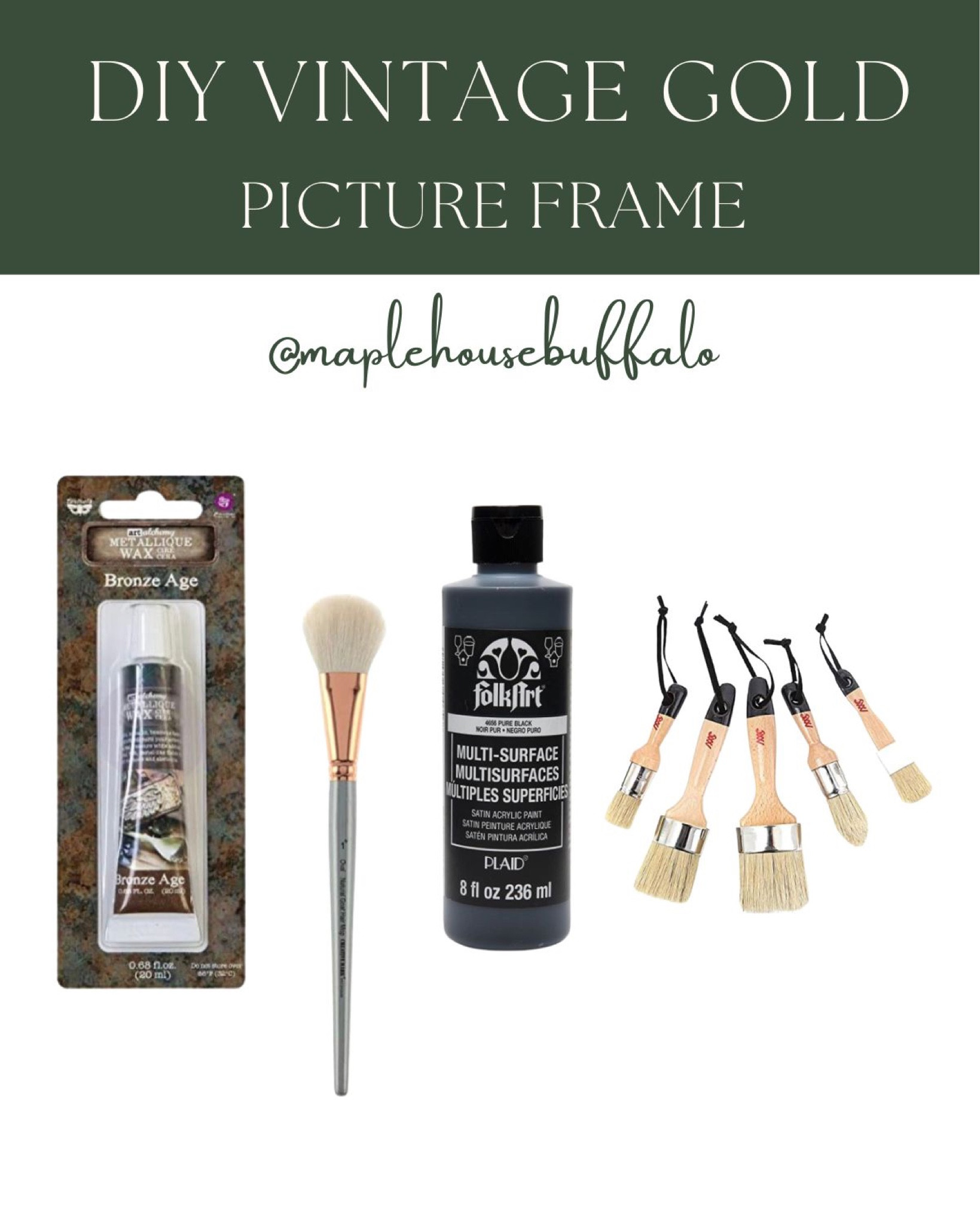 DIY vintage gold picture frame / Anthropologie mirror dupe / frame upcycle

#LTKstyletip #LTKhome #LTKunder50