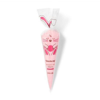 Spring Bunny Easter Cotton Candy Cone Cherry - 1oz - Favorite Day™ | Target