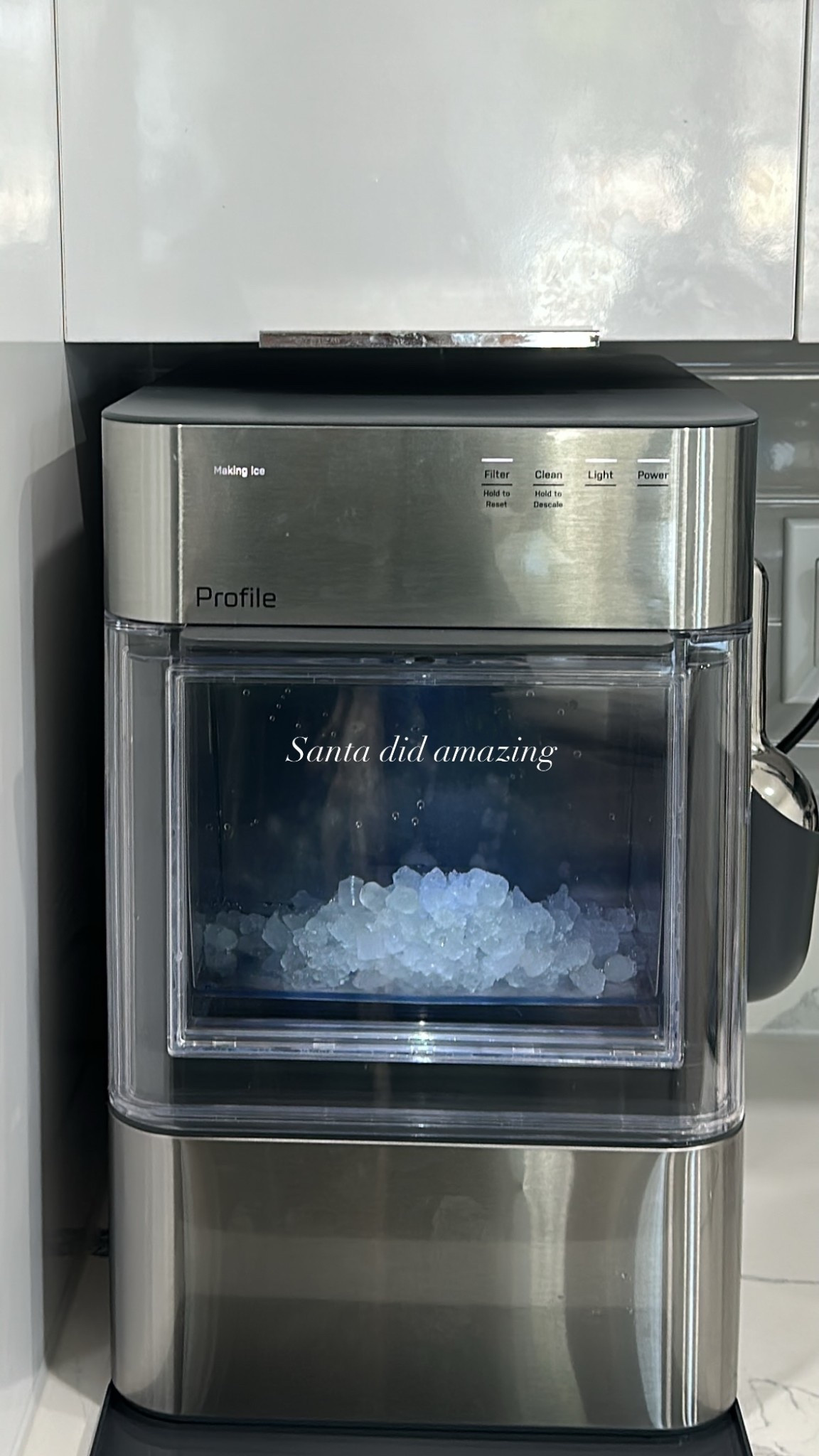 Santa did amazing! Experience the pinnacle of ice-making innovation with the all-new GE Profile Opal 2.0 Ultra Nugget Ice Maker. Designed to redefine what premium means, the Opal Ultra combines cutting-edge technology, superior materials, and thoughtful features to deliver an unparalleled ice-making experience. This new advanced icemaker comes with a scale-inhibiting filter, side tank, metal scoop, scoop storage and new enhanced finishes.

#LTKfoodie #LTKGiftGuide #LTKHome