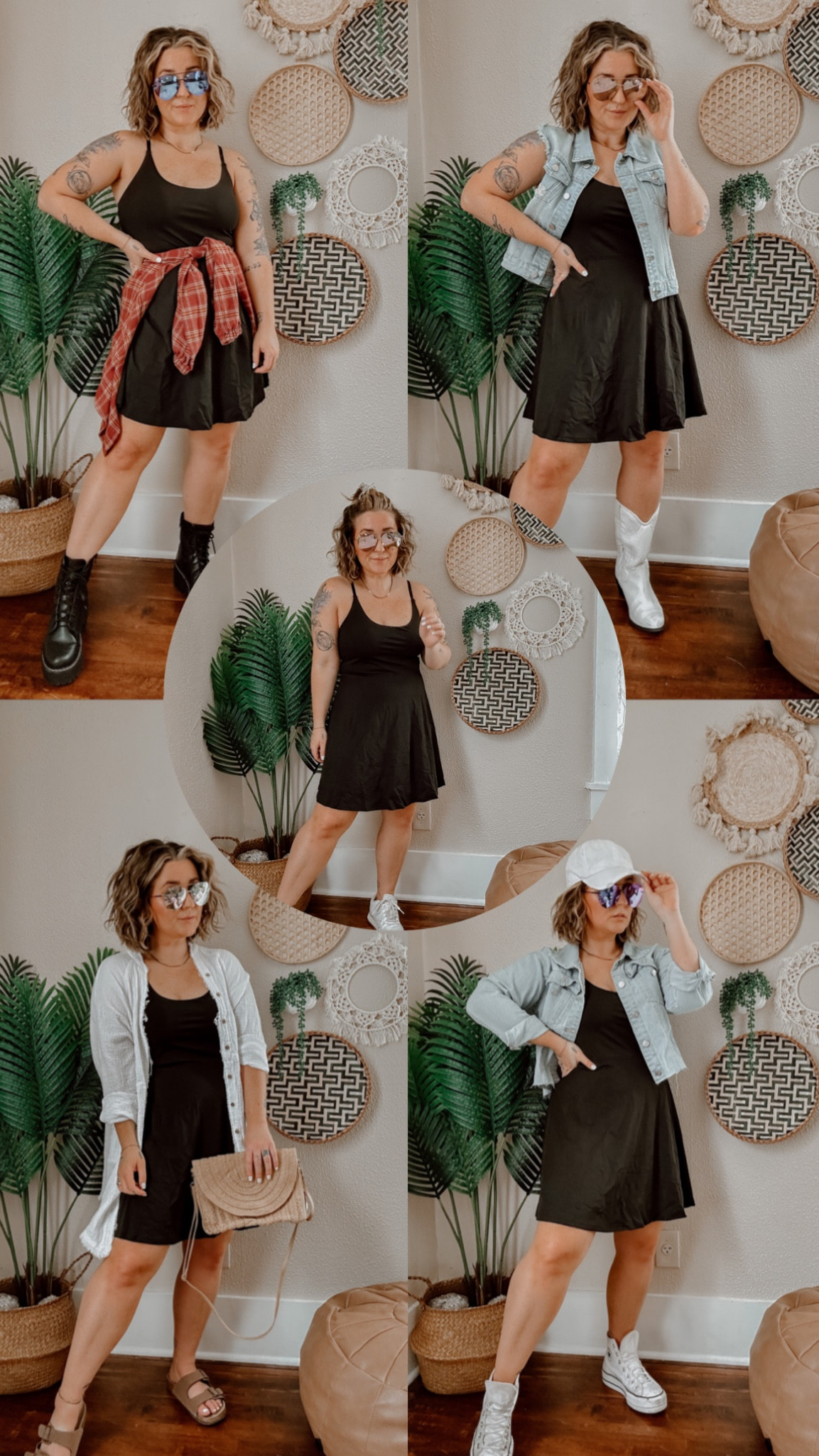 5 ways to wear a tennis dress! Multiple ways to style a black tennis athletic dress. Affordable black athletic workout tennis dress under $30

#LTKstyletip #LTKFind #LTKSeasonal
