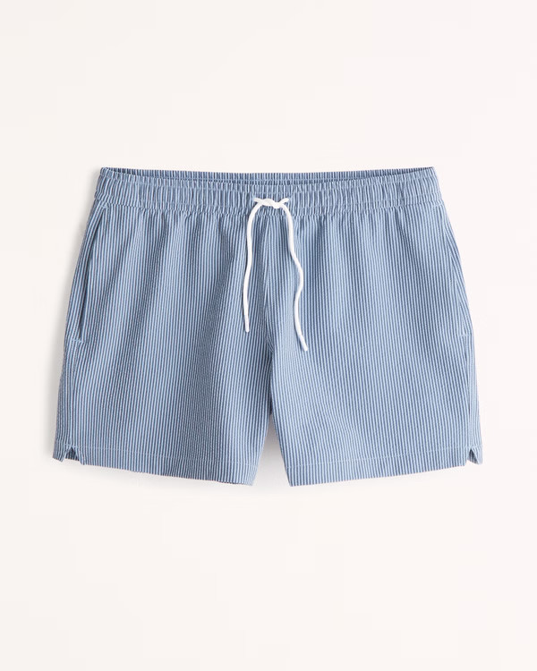 Pull-On Seersucker Swim Trunk | Abercrombie & Fitch (US)