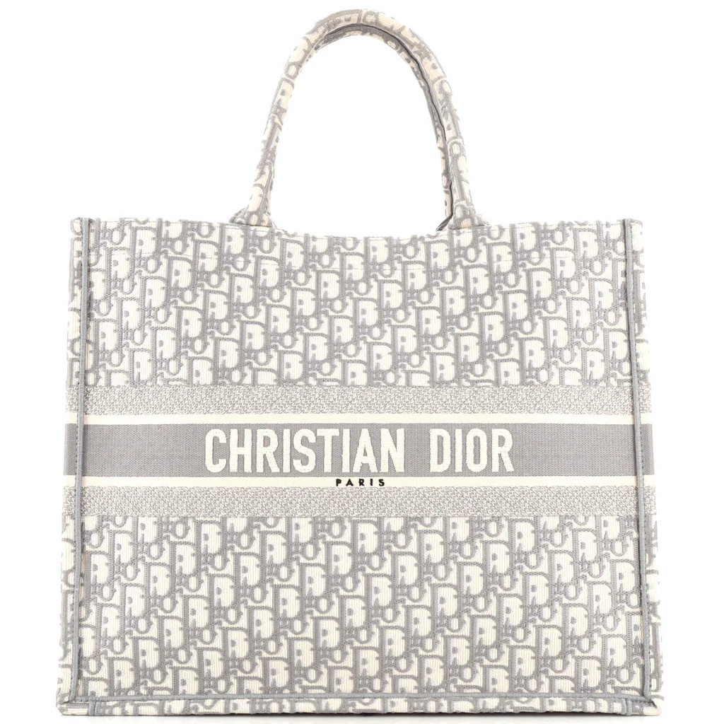 Book Tote Oblique Canvas Large | Rebag