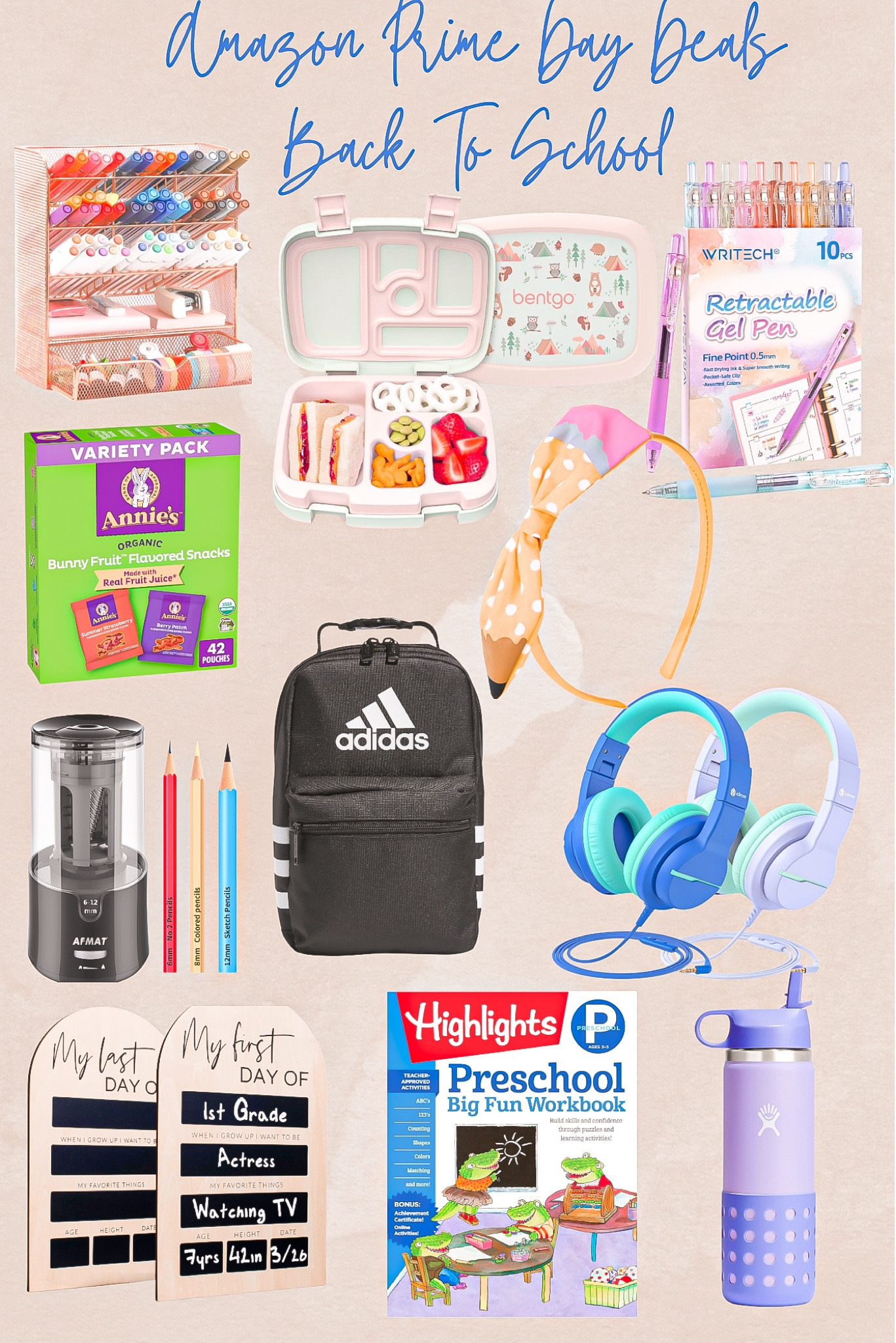 Amazon prime day 
Back to school 


Kids school items, gifts for kids, back to school , kids organization, kids games, kids crafts, lunchbox. Kids snacks, kids backpacks, kids headphones, pencil sharpener, preschool book, kids water bottle , school board , Amazon prime day, Amazon sales, Amazon deals 

#LTKFindsUnder50 #LTKKids #LTKSaleAlert