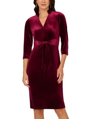 Adrianna Papell Velvet Sheath Dress  | Bloomingdale's Women | Bloomingdale's (US)
