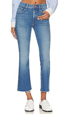 MOTHER The Insider Ankle Fray in Eager Beaver from Revolve.com | Revolve Clothing (Global)