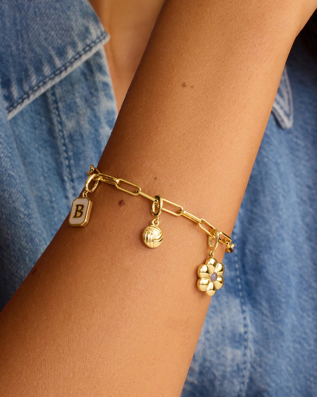 Varsity Parker Charm | gorjana