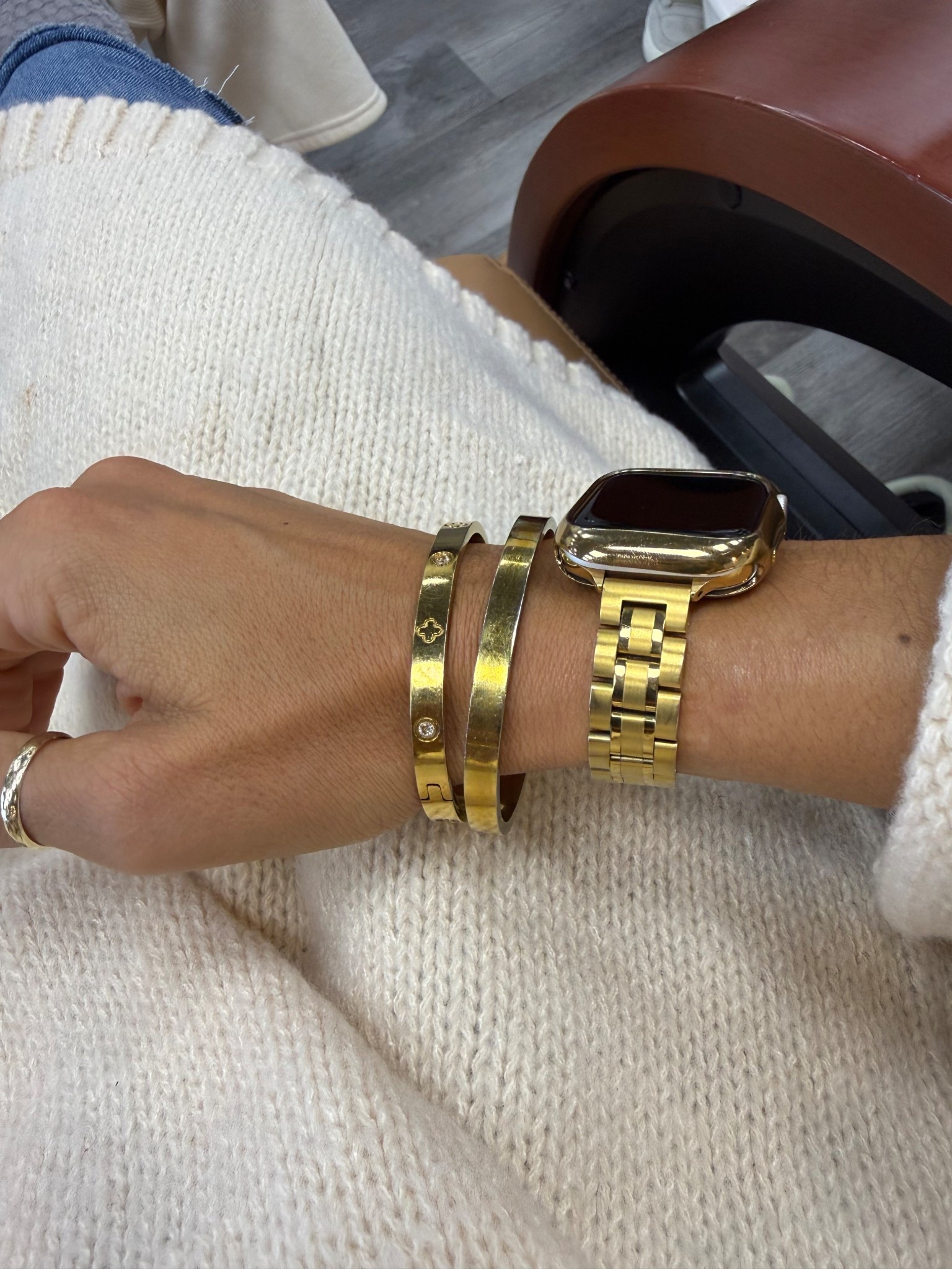 My watch and bracelets 

#LTKFindsUnder100