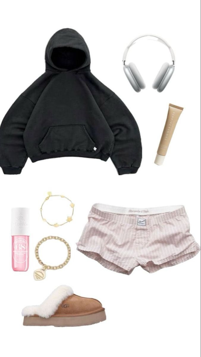 Lazy day uniform ☁️
Comfy hoodie, cozy UGGs & the cutest boxer shorts — staying in never looked this good.
Linked my chill-day essentials on LTK 🩷 

 #LTKdresses #LTKjeans #LTKFashionMonth