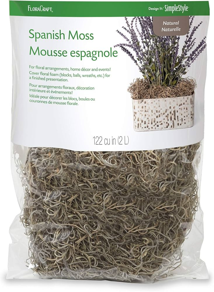 FloraCraft Spanish Moss 4 Ounce (2L) Natural | Amazon (US)