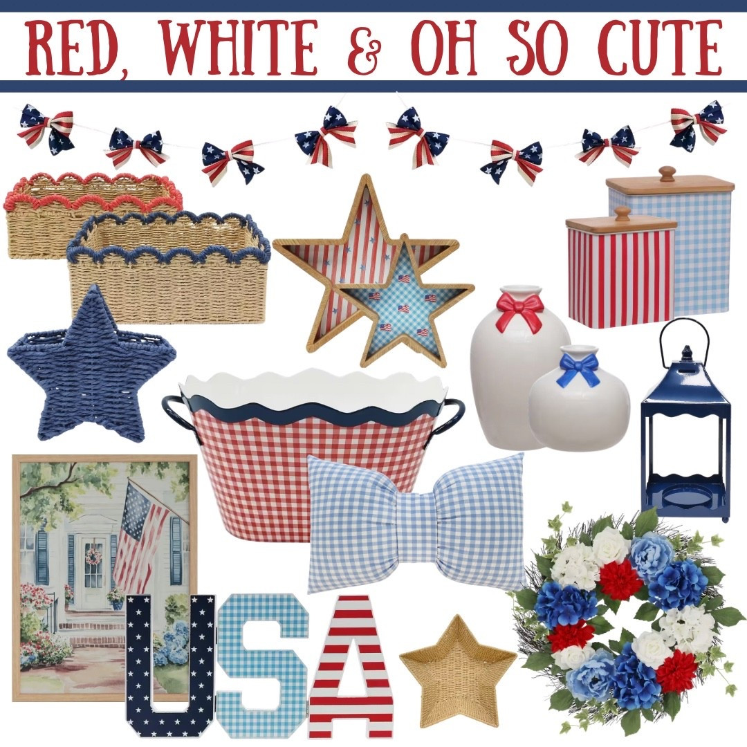 These patriotic items are too cute!! Shop them all and make your house festive! 

#LTKSeasonal #LTKSaleAlert #LTKHome