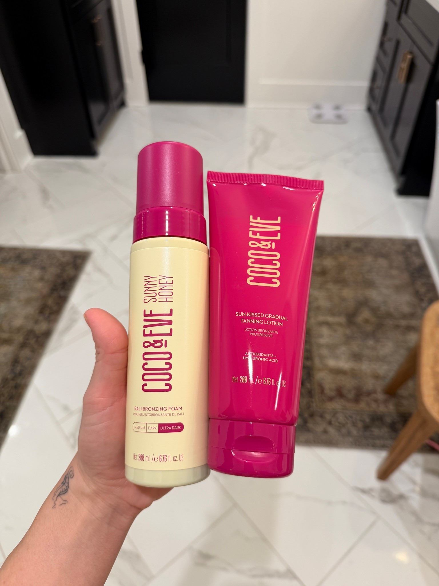 My new fave self tanning products and they’re rated well on the Yuka app for cleanness! Coco and Eve smells great and I honestly love the lotion the most!!! Makes my skin so soft and actually tans well. 

#LTKSwim #LTKmorningroutine #LTKselfcare