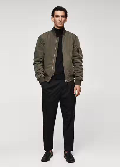 Chaqueta bomber repelente al agua -  Men | Mango Man USA | MANGO (US)