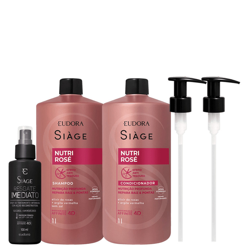 Kit Eudora Siàge Nutri Rosé Resgate Imediato (5 Produtos) | Beleza Na Web (BR)