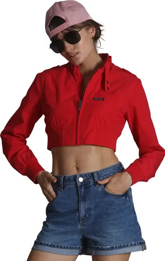Women's Mini Cropped Racer Jacket | Nordstrom