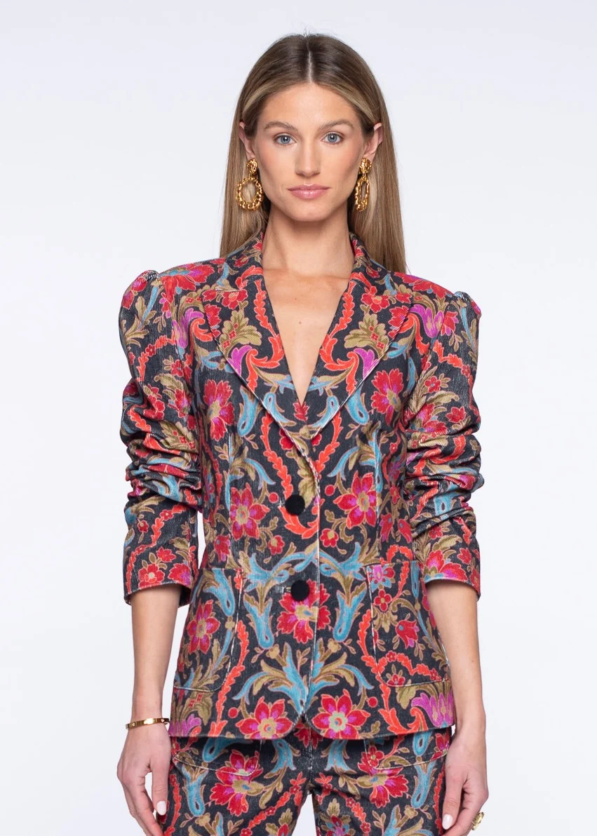 Elizabeth Blazer in Damask | Elizabeth James The Label