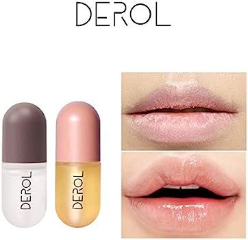 DEROL Lip Plumper,Day and Night(2Pcs) Natural Lip Plumper,Lip Plumper Set,Natural Lip Plumper and Li | Amazon (US)