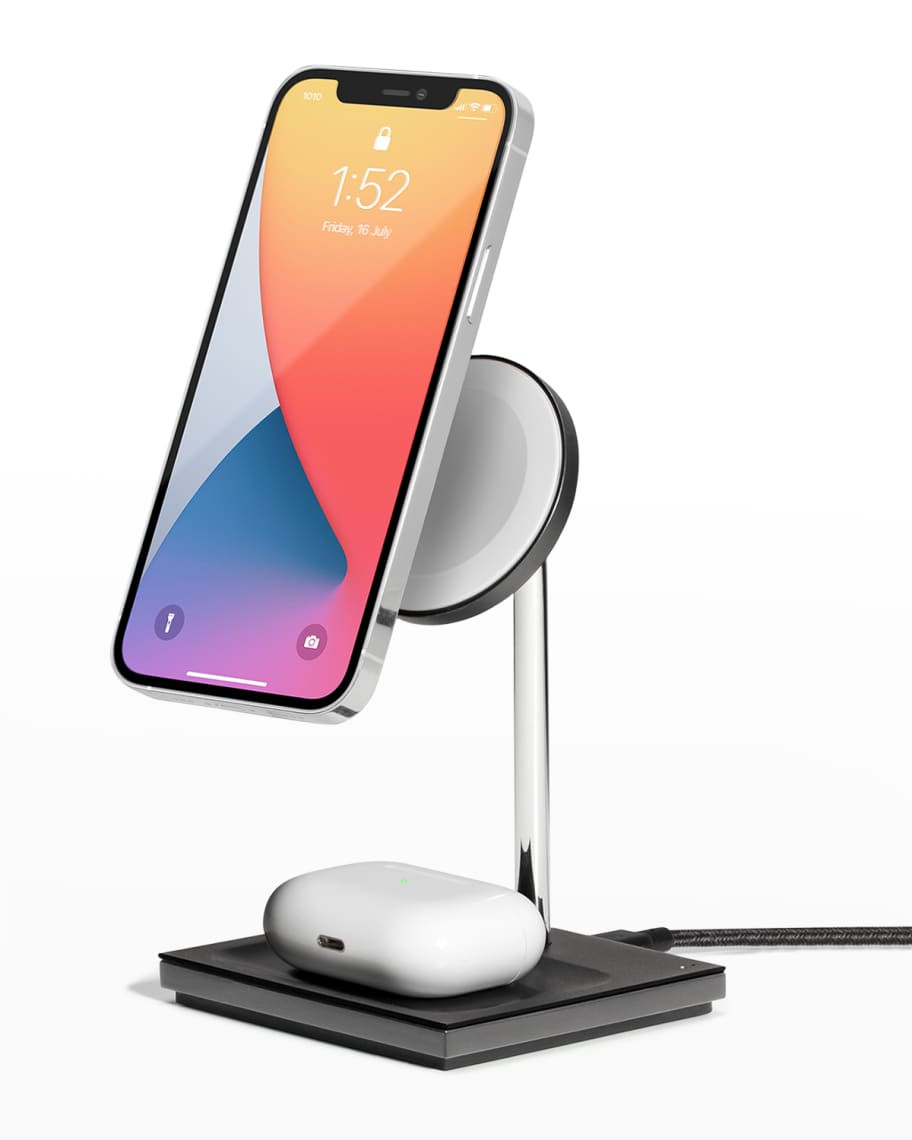 Native Union Snap Magnetic 2-in-1 Wireless Charger Slate | Neiman Marcus