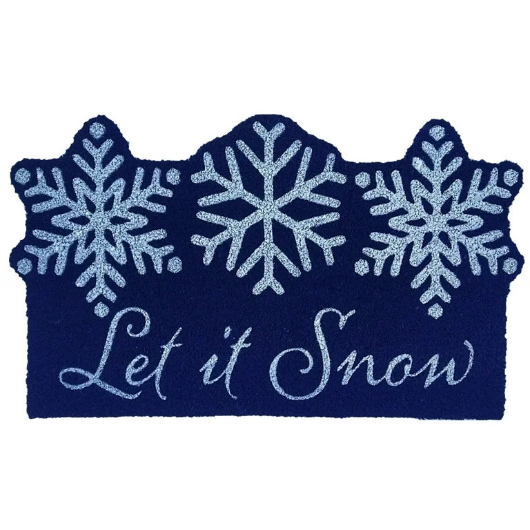 Briarwood Lane Dancing Snowflakes Coir Doormat | Walmart (US)