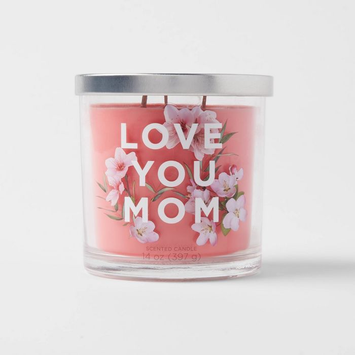 14oz Glass Jar 3-Wick Love You Mom Candle - Opalhouse™ | Target