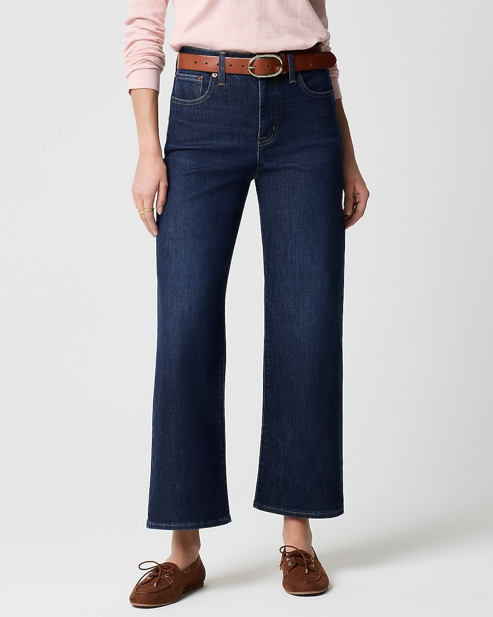 Wide-leg cropped jean in all-day stretch | J.Crew Factory
