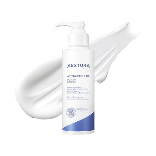 AESTURA ATOBARRIER365 Lightweight Korean Face Moisturizer with Ceramides | Strengthens Barrier, Fast-Absorbing Hydration, Suitable for Dry, Normal & Sensitive Skin, 90ML / 3.04 fl. Oz. | Amazon (US)